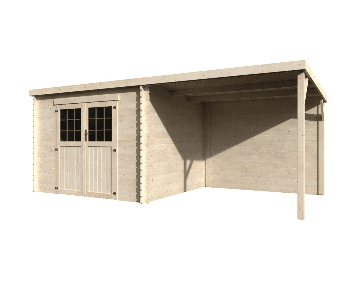 Abri de Jardin bois – 18,36 m2- Haut De Gamme – Prix usine – DESTOCKAGE