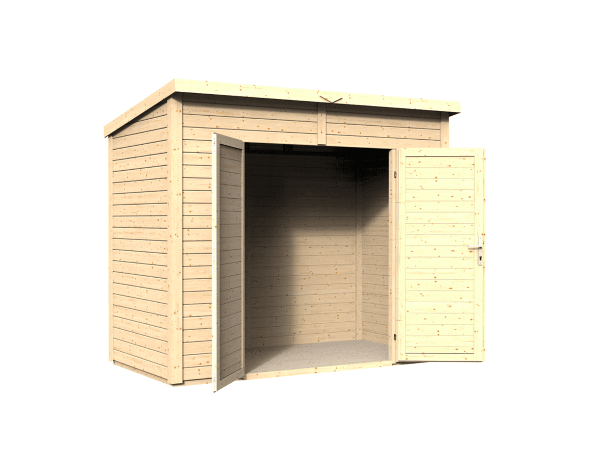 Abri de jardin bois Midway – 244 x 121 cm