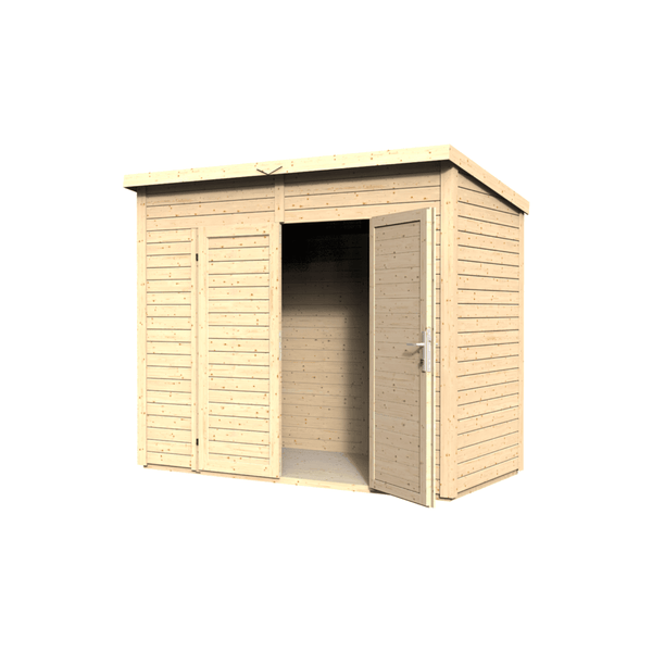Abri de jardin bois Midway – 244 x 121 cm