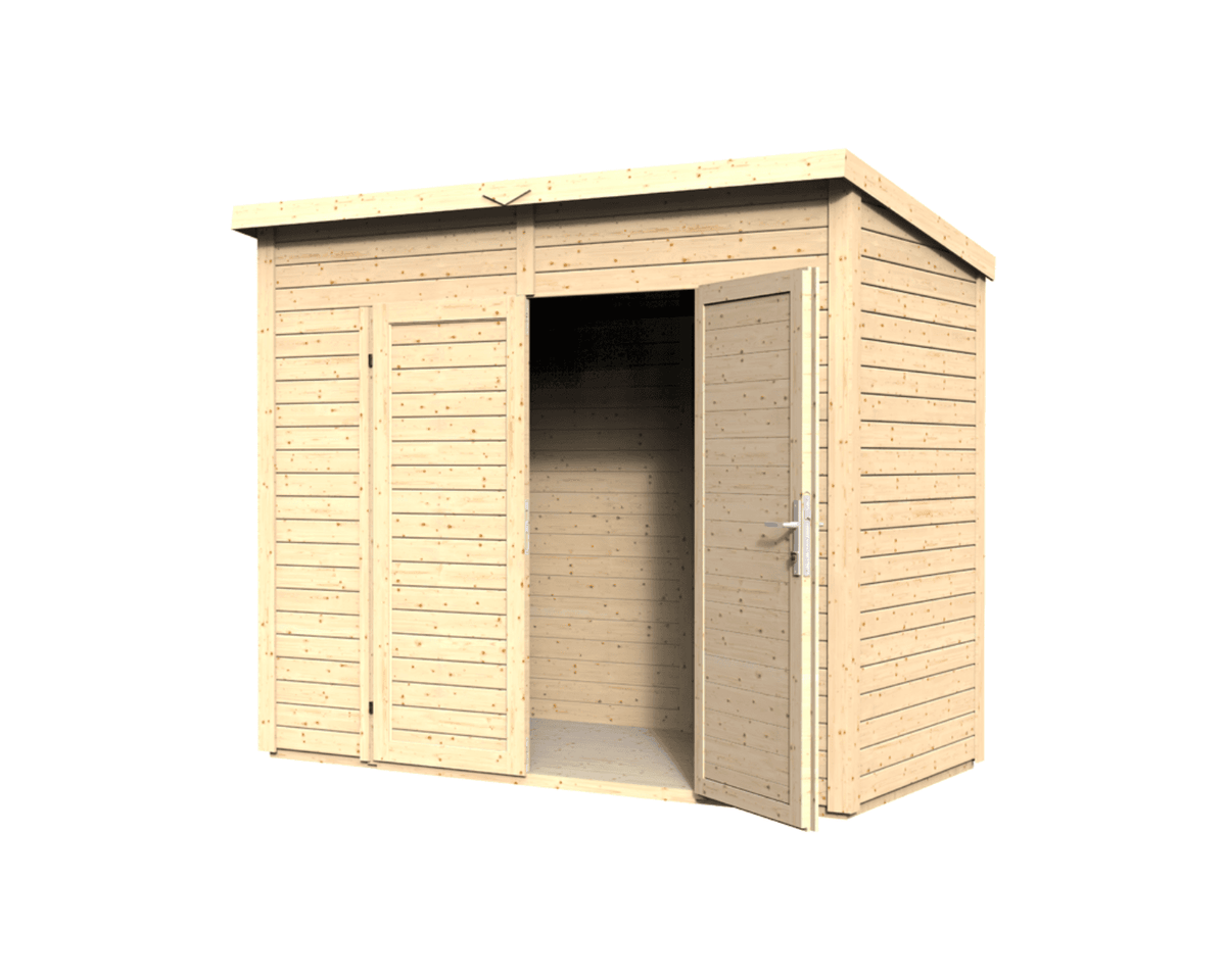 Abri de jardin bois Midway – 244 x 121 cm