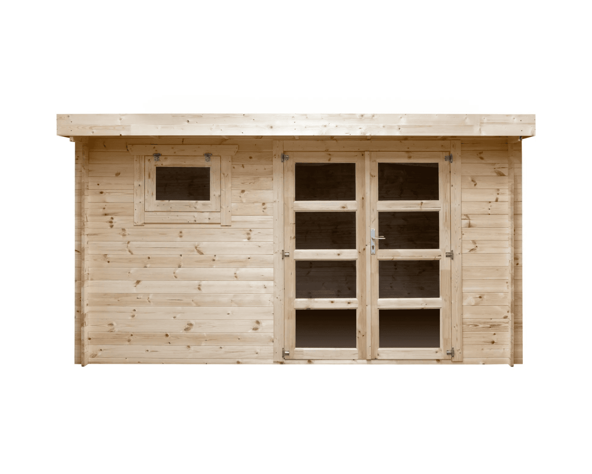 Abri de Jardin Bois moderne – 13 m2 – Qualité Supérieur – Prix usine – DESTOCKAGE