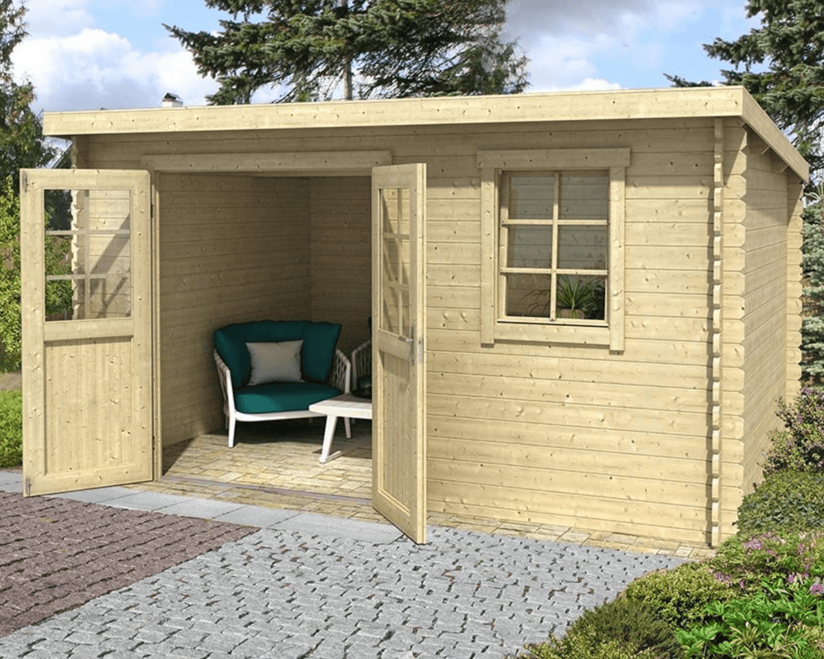 Abri de jardin SANTA FE 10m2 – 28mm