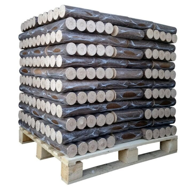 Bûches de bois densifié – 100 % Feuillus – Palette de 960 Kg