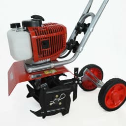 HECHT 752 Motobineuse Moteur 2 temps Fraiseuse Houe Jardin Houe du cultivateur 16 couteaux 14.3 kg largeur travail 25cm 9000tr/min