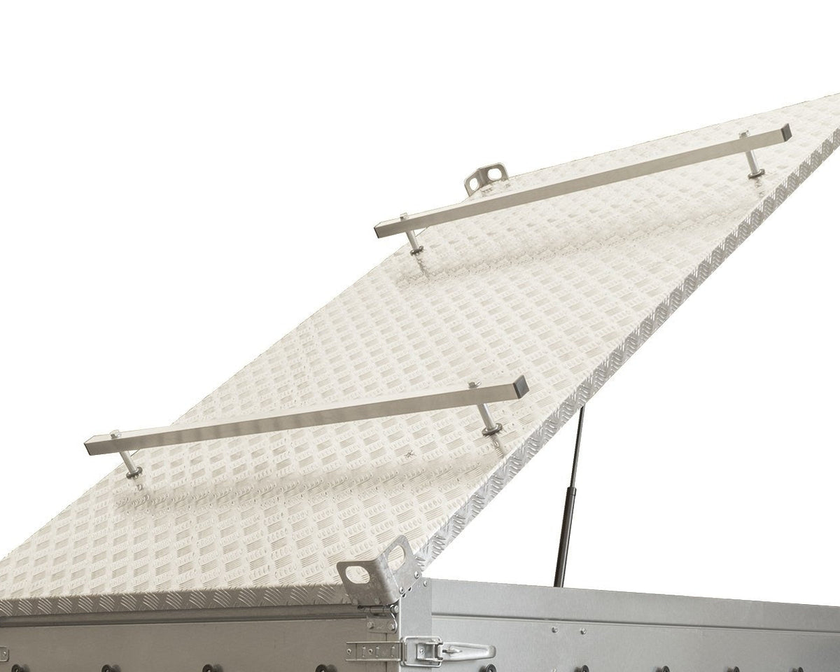 Remorque légère 200x125 UNITRAILER GARDEN 201 KIPP avec côtés BIS et couverture en aluminium