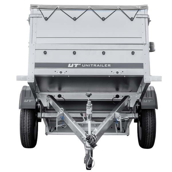 Remorque neuve 200x106 avec bâche plate, rehausses de ridelles et roue jockey - Garden Trailer 200 KIPP