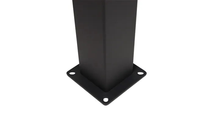 Pergola bioclimatique autoportante Prima, aluminium gris anthracite 12m²
