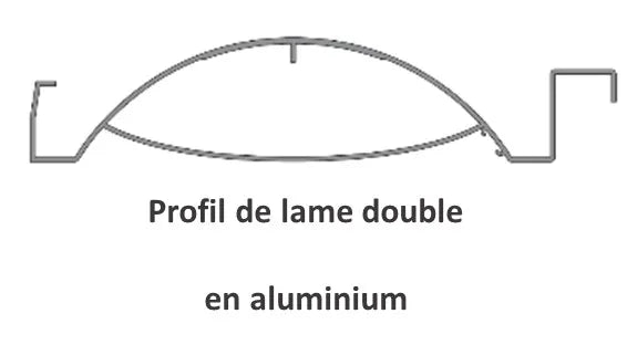 Pergola bioclimatique en aluminium Menea 4x3 motorisée grise