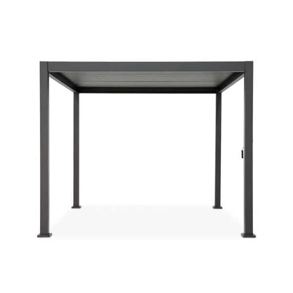 Pergola Bioclimatique gris anthracite – Triomphe – 3x4m. aluminium. à lames orientables TRIOMPHE 4X3M
