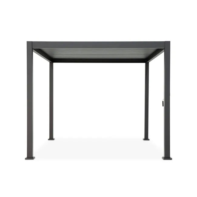 Pergola Bioclimatique gris anthracite – Triomphe – 3x4m. aluminium. à lames orientables TRIOMPHE 4X3M
