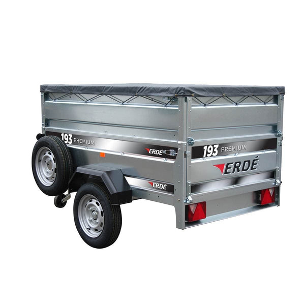 REMORQUE 193 PREMIUM AVEC 5 ACCESSOIRES INCLUS ERDE